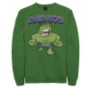 Men's Marvel Father's Day Retro Hulk Dad Bod Portrait Sweatshirt