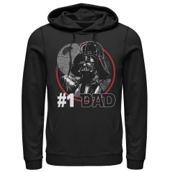 Men's Star Wars Darth Vader #1 Dad Death Star Hoodie