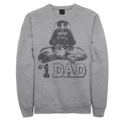 Men's Star Wars Vader #1 Dad Vintage Father's Day Sweatshirt
