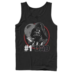 Men's Star Wars Darth Vader #1 Dad Death Star Tank