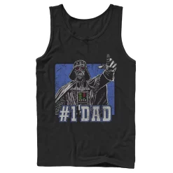 Men's Star Wars Darth Vader Number One Father Tank
