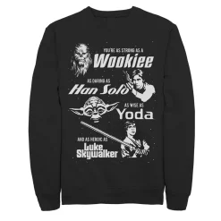 Men's Star Wars Strong Daring Wise Father's Day Sweatshirt