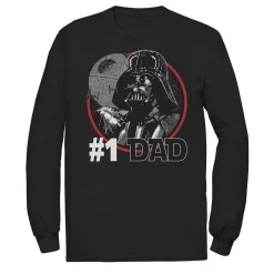 Men's Star Wars Darth Vader #1 Dad Death Star Tee