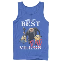 Men's Despicable Me Minions The Creature "World's Best Dad" Portrait Tank