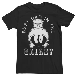 Men's Looney Tunes Marvin The Martian "Best Dad In The Galaxy" Tee