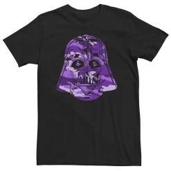 Big & Tall Star Wars Darth Vader Grey Camo Helmet Fill Tee