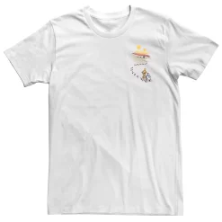 Big & Tall Star Wars Droid Dessert Footprints Pocket Tee