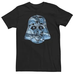 Big & Tall Star Wars Darth Vader Grey Camo Helmet Fill Tee