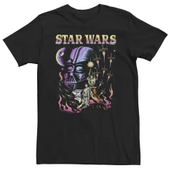 Big & Tall Star Wars Vintage Movie Scene Collage Tee
