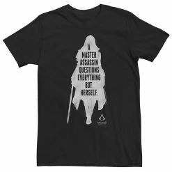 Big & Tall Assassin's Creed Questions Everything But Herself Tee