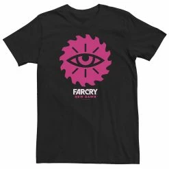 Big & Tall Far Cry New Dawn Pink Saw Blade Logo Tee