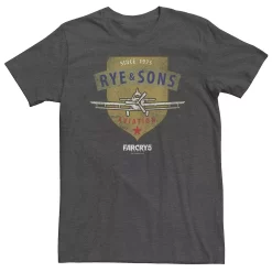 Big & Tall Far Cry 5 Rye & Sons Since 1975 Distressed Badge Tee