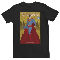 Big & Tall DC Fandome Superman The Man Of Tomorrow Poster Tee