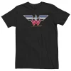 Big & Tall DC FanDome Wonder Woman Chrome Style Logo Tee