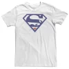 Big & Tall DC FanDome Superman Blue Silhouette Logo Tee