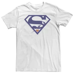 Big & Tall DC FanDome Superman Blue Silhouette Logo Tee