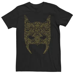 Big & Tall DC FanDome Batman Bat Line Art Mask Tee