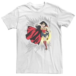 Big & Tall DC FanDome Wonder Woman Action Shot Portrait Tee