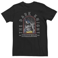 Big & Tall DC FanDome Batman The Dark Knight Gotham City Portrait Tee