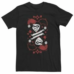 Big & Tall DC FanDome Harley Quinn Card Illustration Tee