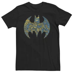 Big & Tall DC FanDome Batman Starry Batman Logo Fill Tee