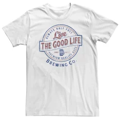 Big & Tall Good Life Beer Logo Tee