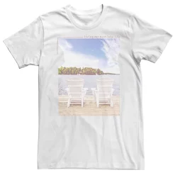 Big & Tall Best Lake Life Outdoor Text Tee