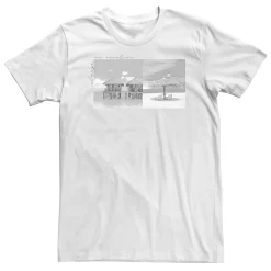 Big & Tall Always On Vacation Photo Real Tee