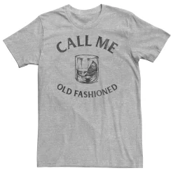 Big & Tall "Call Me Old Fashioned" Drink Tee
