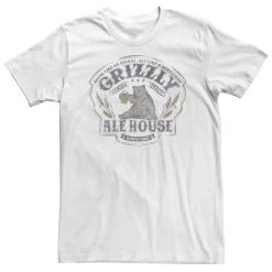 Big & Tall Grizzly Ale Beer Logo Tee