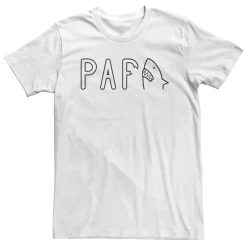 Big & Tall Father's Day Papa Shark Bite Tee