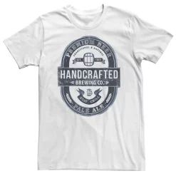 Big & Tall Beer Label Pub Logo Tee