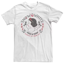 Big & Tall Disney Snow White Fairest Of Them All Profile Tee