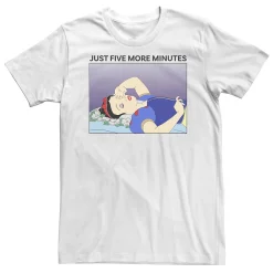 Big & Tall Disney Snow White Just Five More Minutes Tee