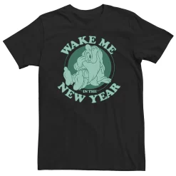 Big & Tall Disney Snow White Sleepy New Year's Wake Me Up Next Year Tee