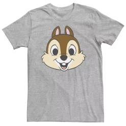 Big & Tall Disney Chip And Dale Chip With Transparent Cheeks Tee