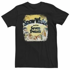 Big & Tall Disney Snow White & The Seven Dwarfs Vintage Cover Tee