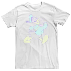 Big & Tall Disney Mickey And Friends Donald Duck Neon Portrait Tee