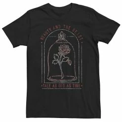 Big & Tall Disney Beauty And The Beast Tale As Old As Time Rose Tee