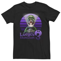 Big & Tall Nintendo Luigi's Mansion 3 Luigi Purple Portrait Tee