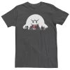 Big & Tall Super Mario Bros. Boo Trick Or Treat Halloween Silhouette Tee