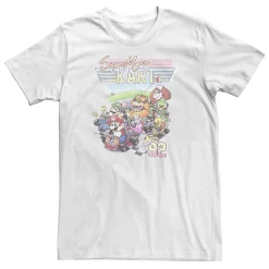 Big & Tall Mario Kart 92 Group Shot Distressed Tee