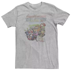 Big & Tall Mario Kart 92 Group Shot Distressed Tee