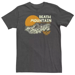 Big & Tall Nintendo The Legend Of Zelda Hyrule Death Mountain Scenery Tee