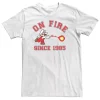 Big & Tall Super Mario On Fire Since 1985 Tee