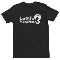 Big & Tall Nintendo Luigi's Mansion 3 Simple Game Logo Tee
