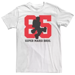 Big & Tall Super Mario 85 Mario Silhouette Tee