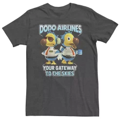 Big & Tall Animal Crossing Dodo Airlines Your Gateway To The Skies Tee