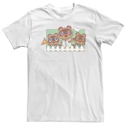 Big & Tall Animal Crossing New Horizons Nook Family Portrait Tee