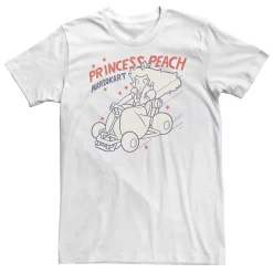 Big & Tall Nintendo Mario Kart Peach Kart Gaming Tee